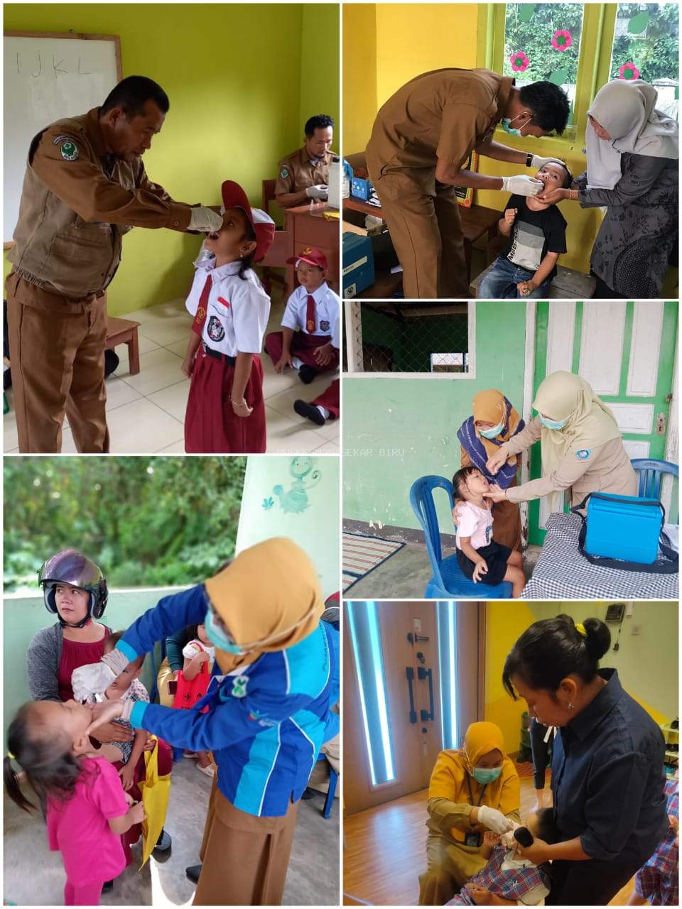 Kegiatan ( Pekan Imunisasi Nasional ) PIN POLIO Putaran 1 Hari ke-1