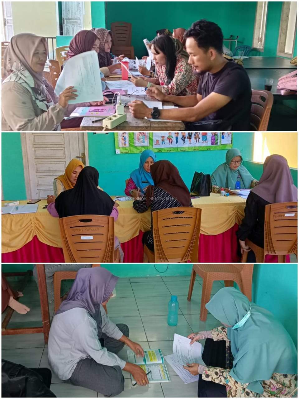 Proses Penilaian Uji Kompetensi Kader Untuk Posyandu Siklus Hidup Desa Semulut